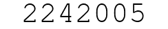 Number 2242005.