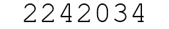 Number 2242034.