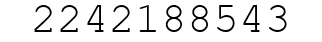 Number 2242188543.