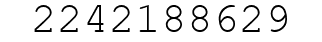 Number 2242188629.