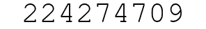 Number 224274709.