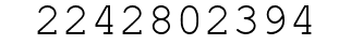 Number 2242802394.