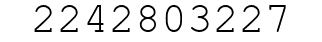 Number 2242803227.