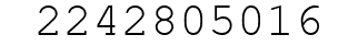 Number 2242805016.