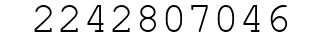 Number 2242807046.