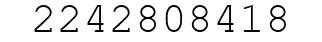 Number 2242808418.