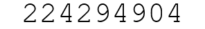 Number 224294904.