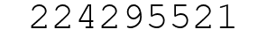 Number 224295521.