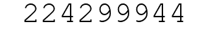 Number 224299944.