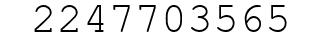 Number 2247703565.