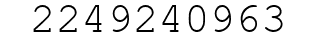 Number 2249240963.