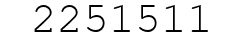 Number 2251511.