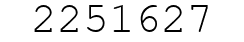 Number 2251627.