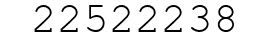 Number 22522238.