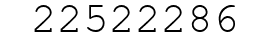 Number 22522286.