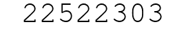 Number 22522303.
