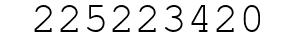 Number 225223420.