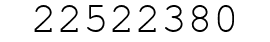 Number 22522380.