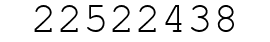 Number 22522438.