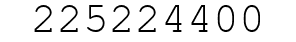 Number 225224400.