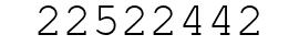 Number 22522442.
