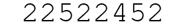 Number 22522452.