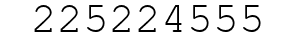 Number 225224555.
