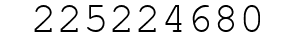 Number 225224680.
