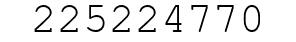 Number 225224770.