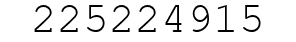 Number 225224915.