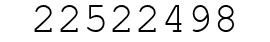 Number 22522498.