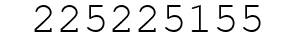Number 225225155.