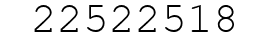 Number 22522518.