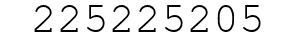 Number 225225205.