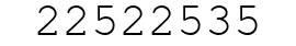 Number 22522535.