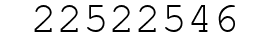 Number 22522546.