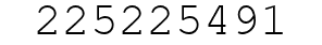 Number 225225491.