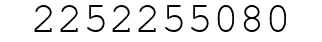 Number 2252255080.