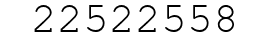 Number 22522558.
