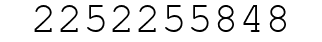 Number 2252255848.