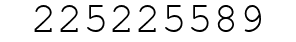 Number 225225589.