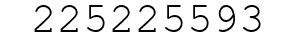 Number 225225593.