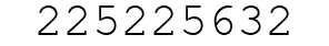 Number 225225632.