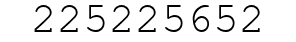 Number 225225652.
