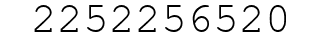Number 2252256520.