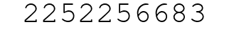 Number 2252256683.