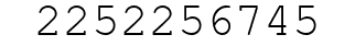 Number 2252256745.