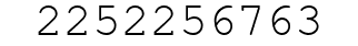 Number 2252256763.