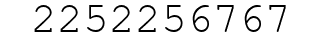 Number 2252256767.
