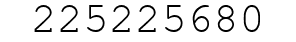 Number 225225680.